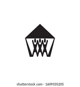 Community, network and social icon design template