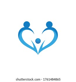 Community, network and social icon design template