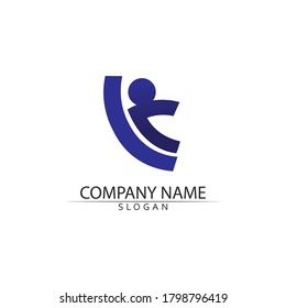 Community, network and social icon design template