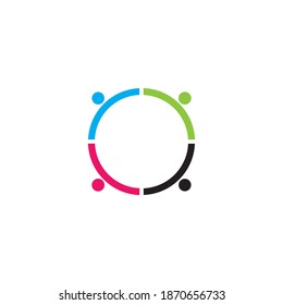 Design-Vorlage für Community-, Netzwerk- und Sozialzeichen
