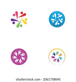Design-Vorlage für Community-, Netzwerk- und Sozialzeichen