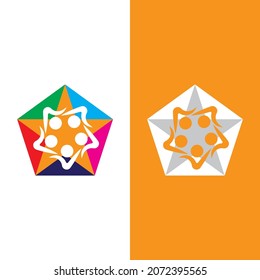 Community, network and social icon design template