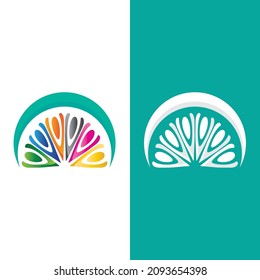 Community, network and social icon design template