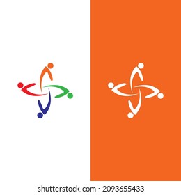 Plantilla de diseño de iconos comunitarios, de red y sociales