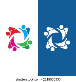 Plantilla de diseño de iconos comunitarios, de red y sociales