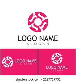 Design-Vorlage für Community-, Netzwerk- und Sozialzeichen