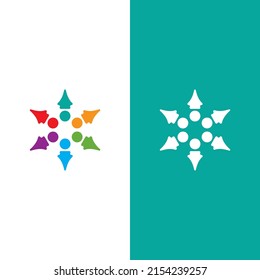 Design-Vorlage für Community-, Netzwerk- und Sozialzeichen