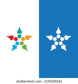 Community, network and social icon design template