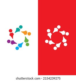 Design-Vorlage für Community-, Netzwerk- und Sozialzeichen