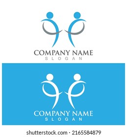 Community, network and social icon design template