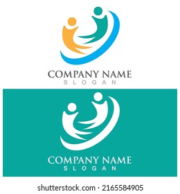 Community, network and social icon design template