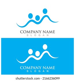 Community, network and social icon design template