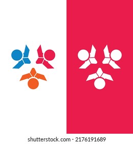 Plantilla de diseño de iconos comunitarios, de red y sociales