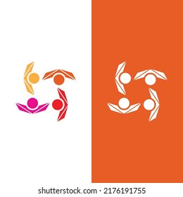 Plantilla de diseño de iconos comunitarios, de red y sociales