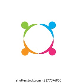 Plantilla de diseño de iconos comunitarios, de red y sociales
