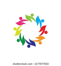 Community, network and social icon design template