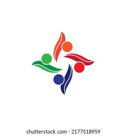 Plantilla de diseño de iconos comunitarios, de red y sociales