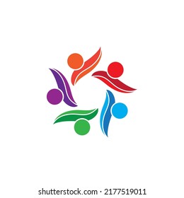 Community, network and social icon design template