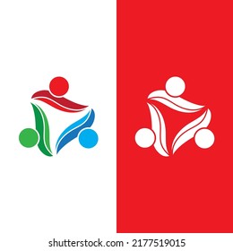 Plantilla de diseño de iconos comunitarios, de red y sociales