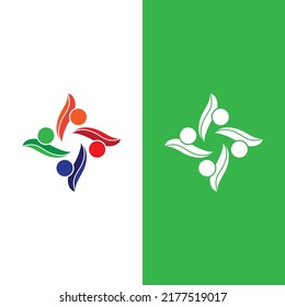 Plantilla de diseño de iconos comunitarios, de red y sociales