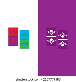 Plantilla de diseño de iconos comunitarios, de red y sociales