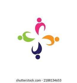 Plantilla de diseño de iconos comunitarios, de red y sociales