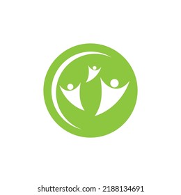 Community, network and social icon design template