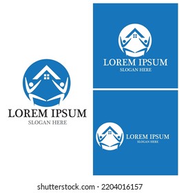 Community, network and social icon design template