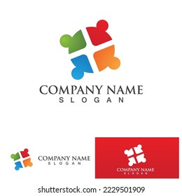 Community, network and social icon design template
