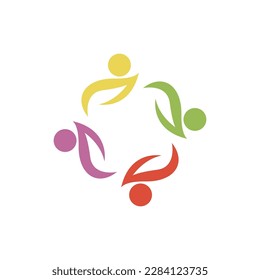 Plantilla de diseño de iconos comunitarios, de red y sociales