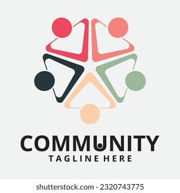Design-Vorlage für Community-, Netzwerk- und Sozialzeichen