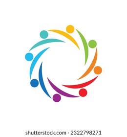 Community, network and social icon design template