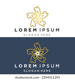 Community, network and social icon design template