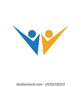 Plantilla de diseño de comunidad, red e icono social
