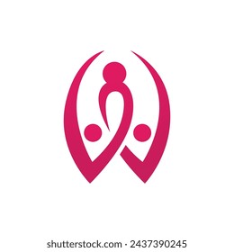 Community, network and social icon design template