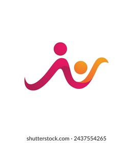 Community, network and social icon design template