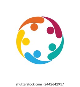 Community, network and social icon design template