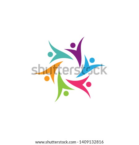 Community, network and social icon design