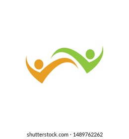 Community, network and social logo design