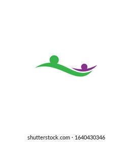 Community, network and social logo design template vector