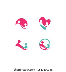 Community, network and social logo design template vector