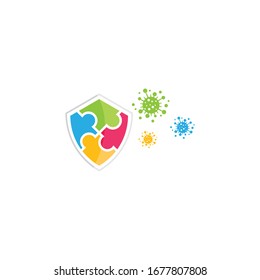 Community, network and social logo design template vector