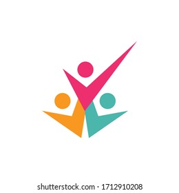 Community, network and social logo design
