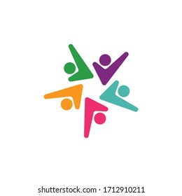 Community, network and social logo design