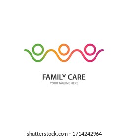 Community, network and social logo design template vector