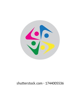 Community, network and social logo design