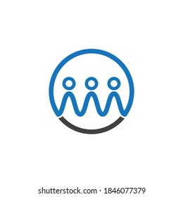 Community, network and social logo design