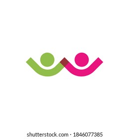 Community, network and social logo design
