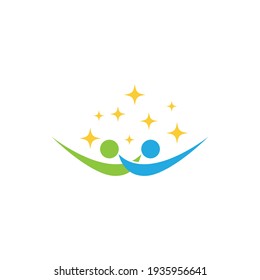 Community, network and social logo design
