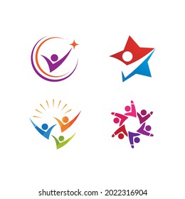 Community, network and social logo design